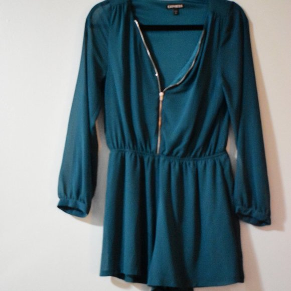 express romper turquoise - Picture 2 of 3